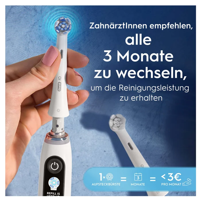 Oral-B iO Ultimative Reinigung Zahnbürstenaufsätze, 6 St.