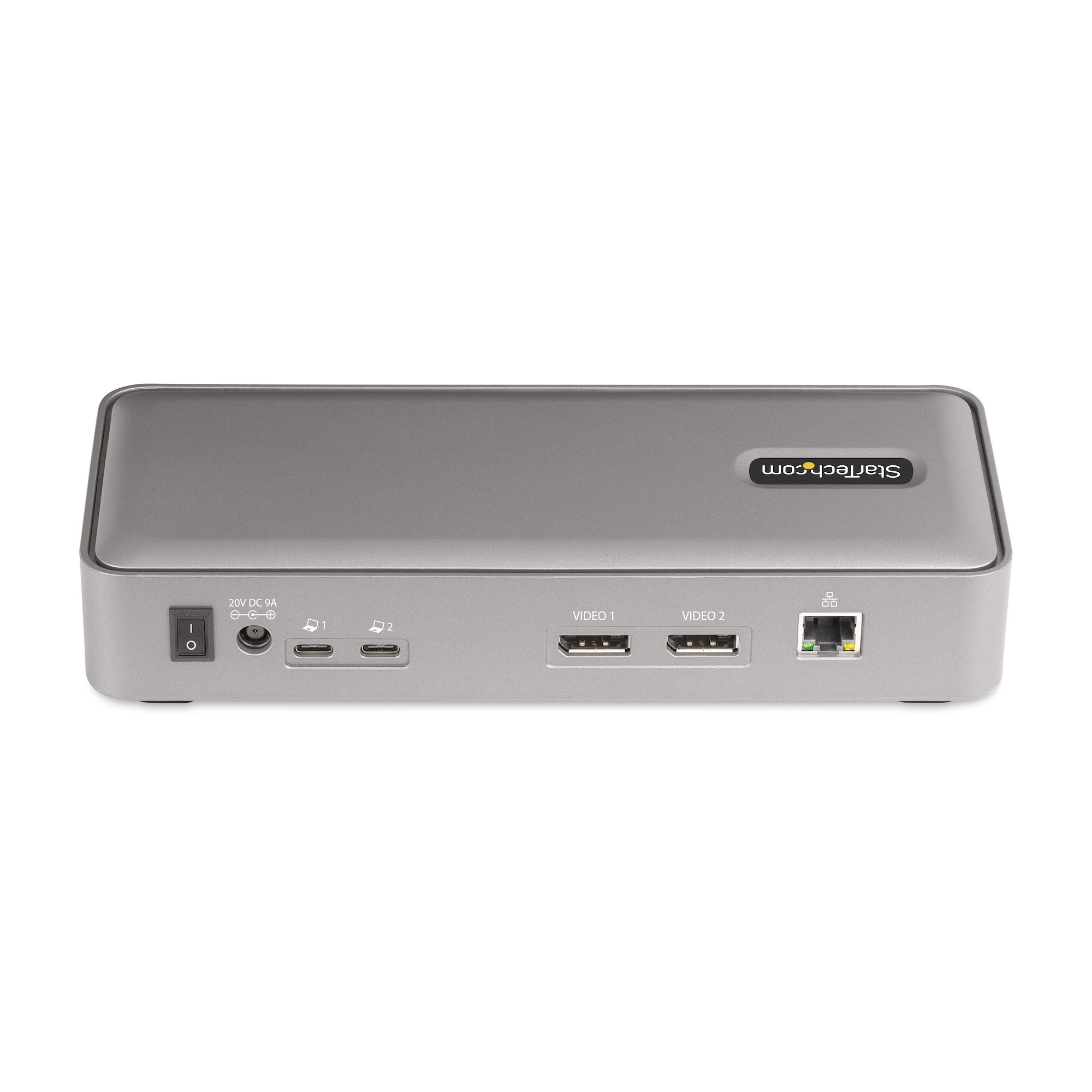 STARTECH.COM Dual Monitor USB-C KVM Dockingstation fur Zwei Laptops 2x 4K DisplayPort Dock/KVM Switch Power Delivery fur zwei Nb