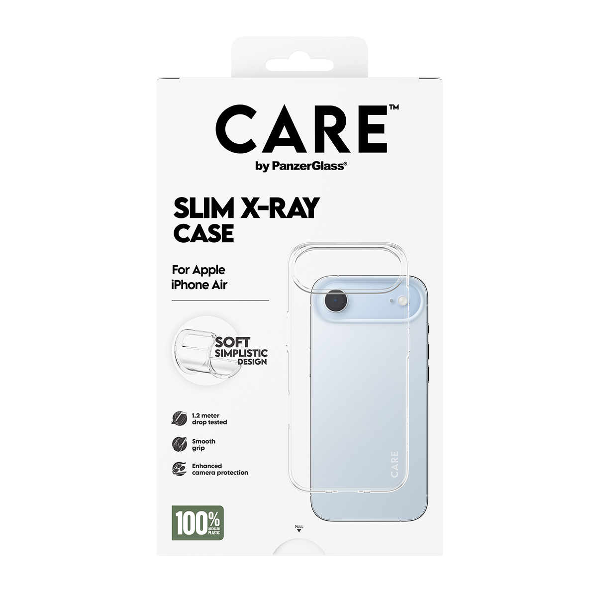 CARE BY FASHIONABLE CASE TRANSP X-RAY SOFT BASIC IPHONE 17 AIR