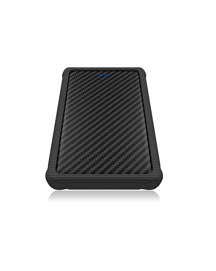 Geh. IcyBox USB 3.0 2,5 SATA3 HDD/SSD -> PC/MAC Silikon sw retail