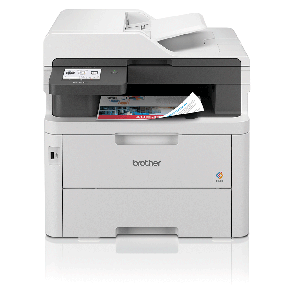 brother MFC-L3760CDW 4 in 1 Farblaser-Multifunktionsdrucker grau