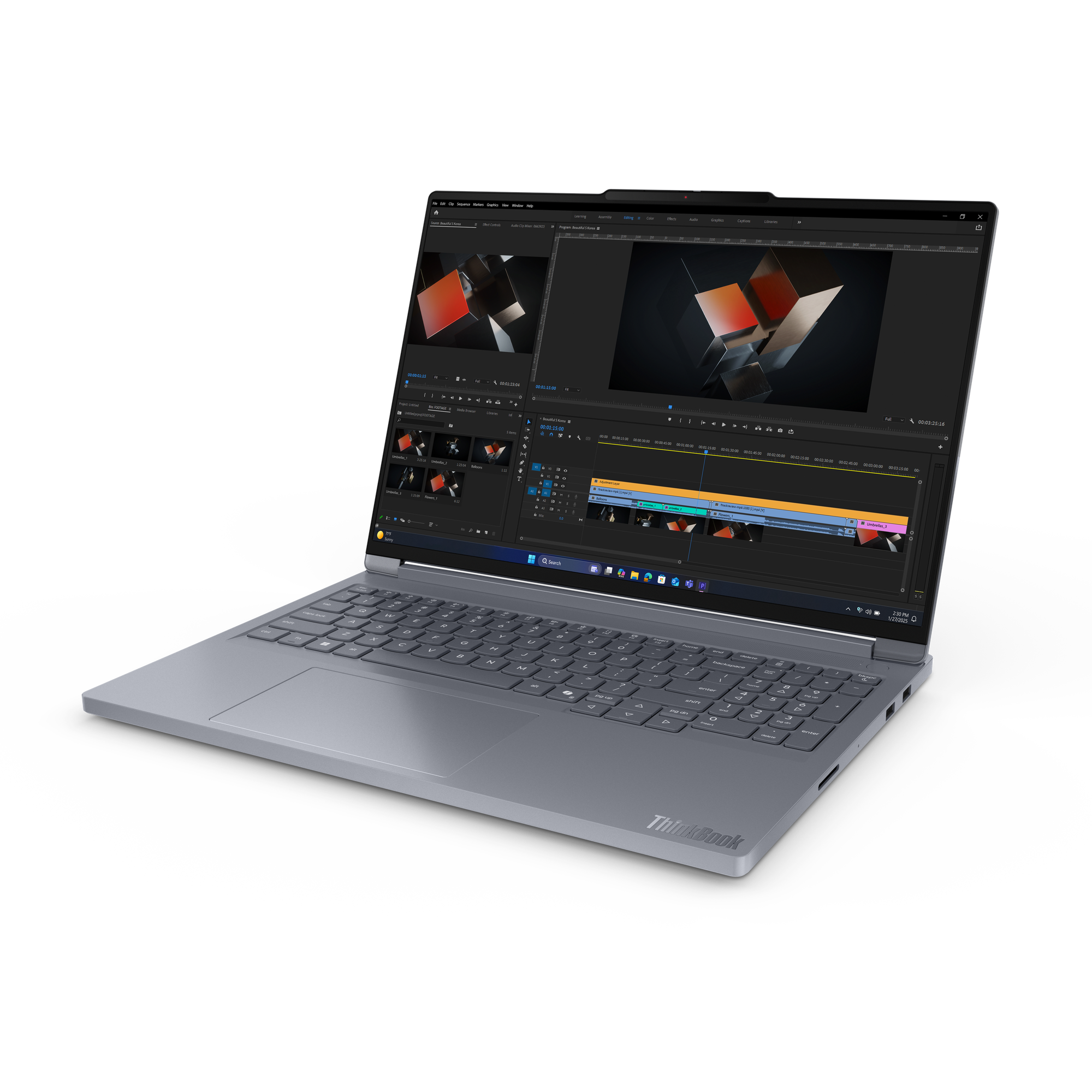LENOVO ThinkBook 16p G6 AMD Ryzen 9 8940HX 40,64cm 16Zoll WQXGA 64GB 1TB SSD RTX 5060 W11P No WWAN AI PC Luna Grey TopSeller