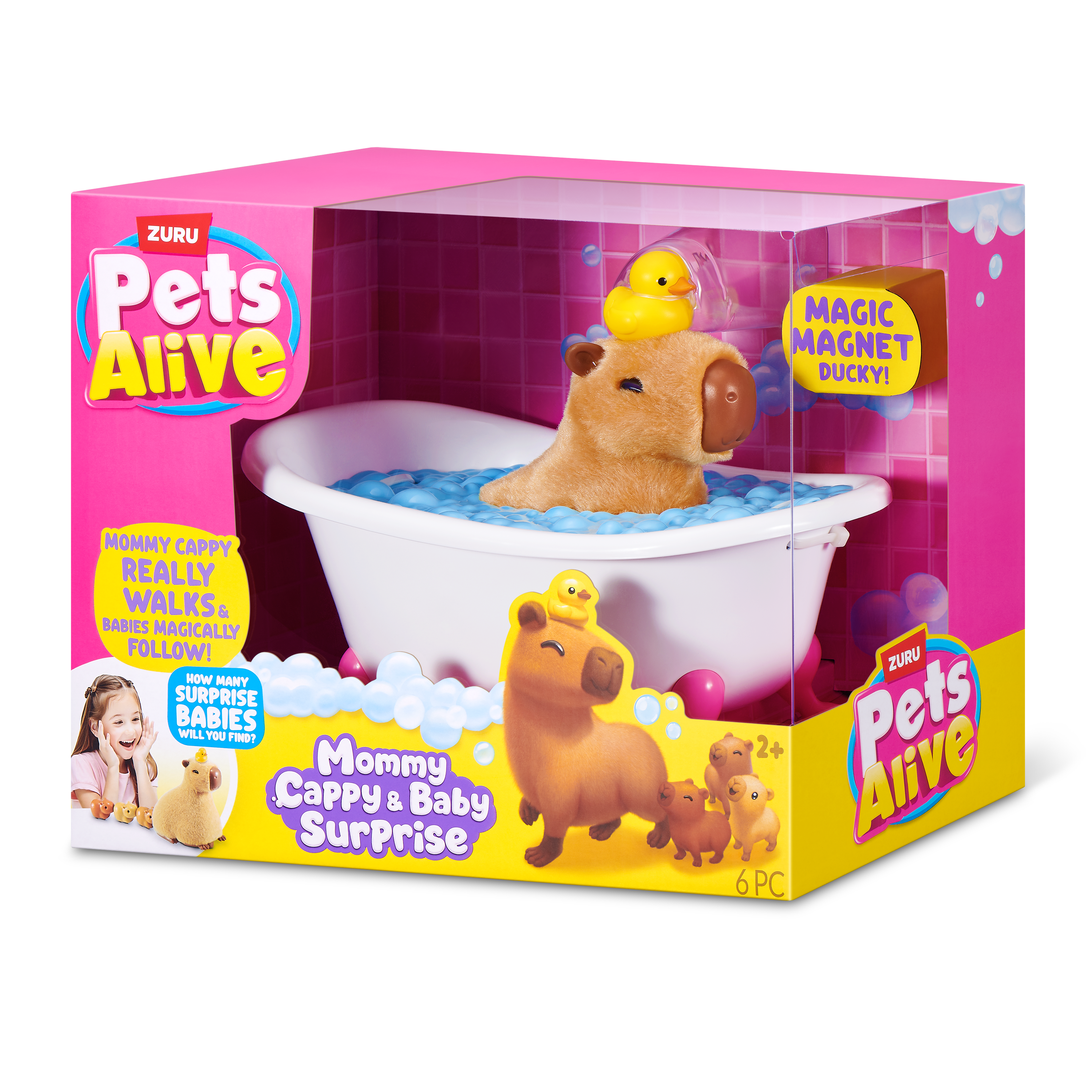 Pets Alive - Mommy Capybara and Baby Surprise, Spielfigur