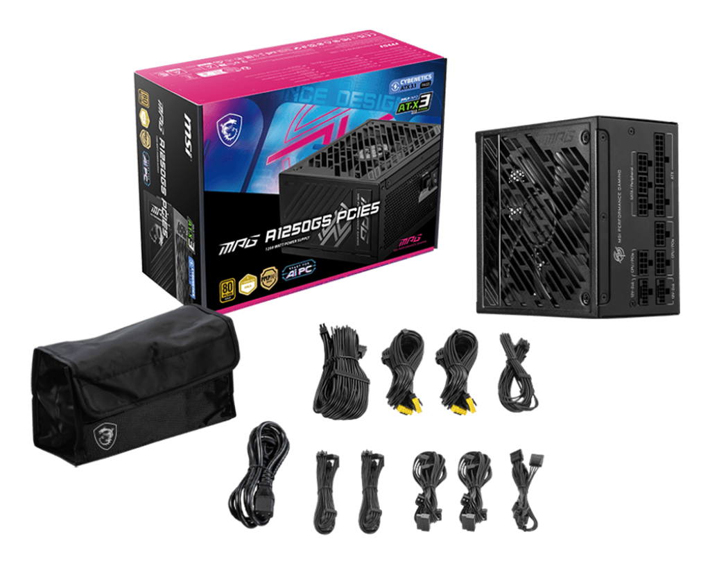 MSI Netzteil MPG A1250GS PCIE5 1250Watt