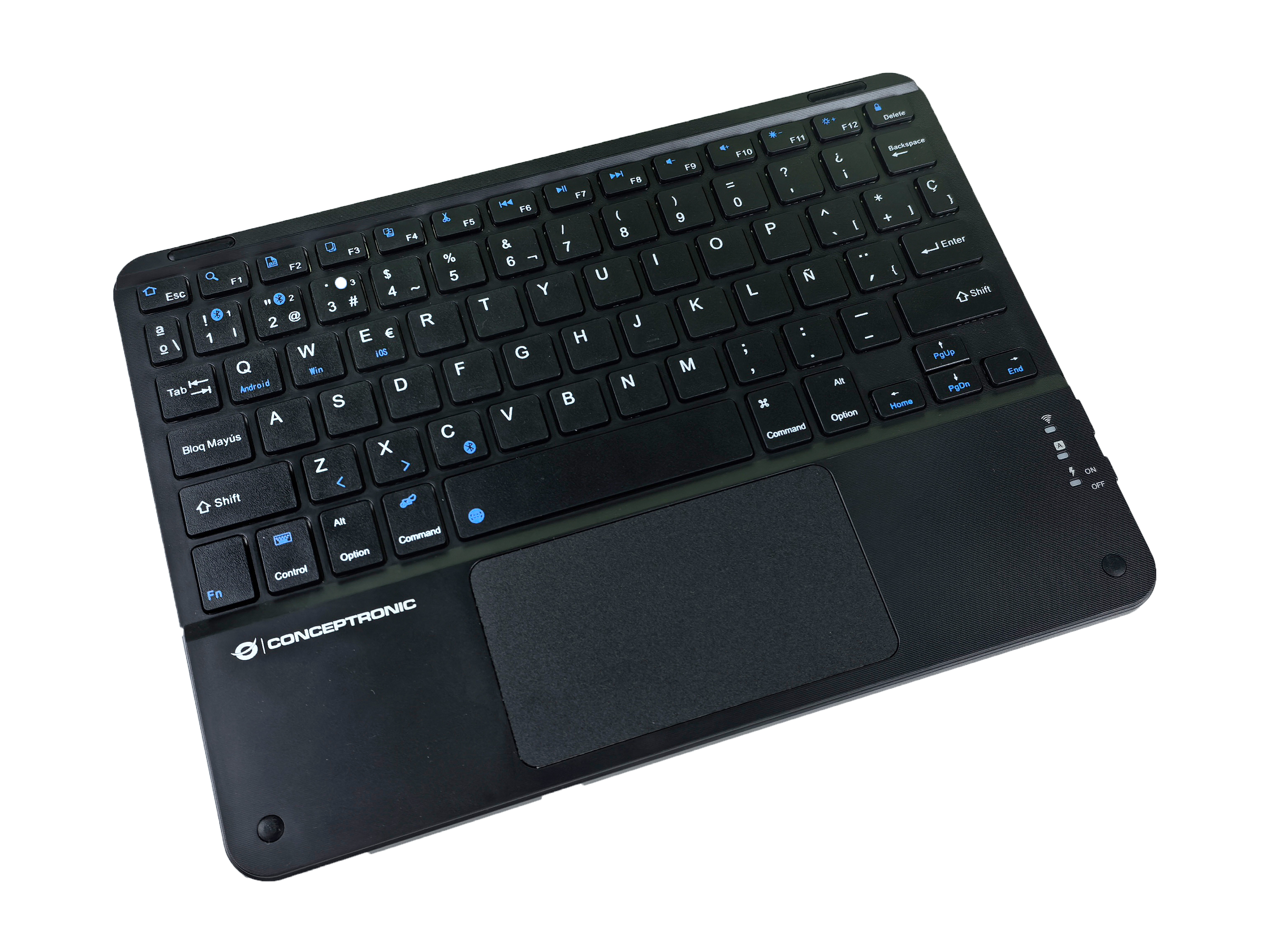 CONCEPTRONIC 10 Wireless Tastatur BT5.4 Layout ES schwarz