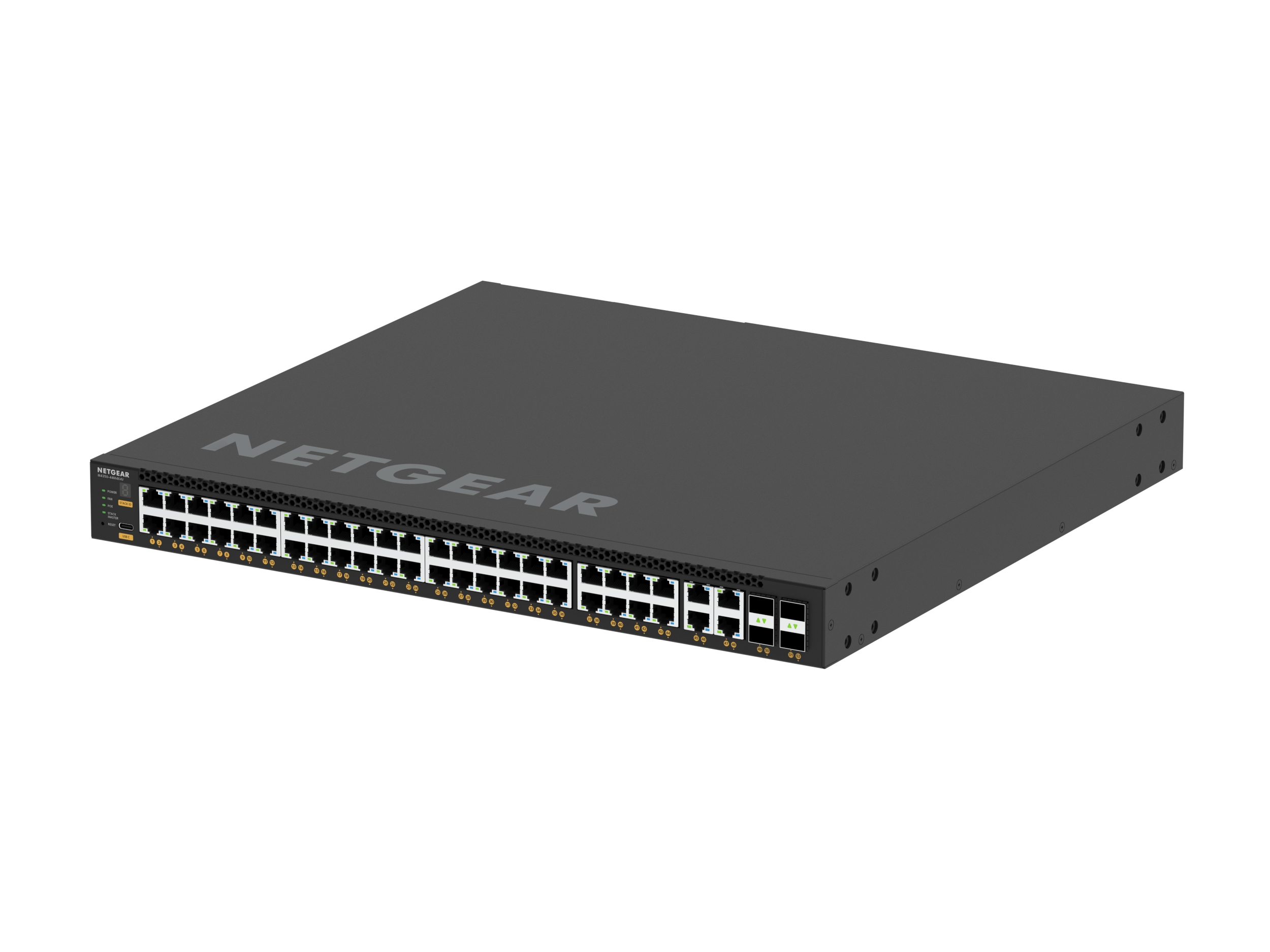 52-PORT POE MANAGED SWITCH M4350-44M4X4V 44X2.5G/10G 4X25G