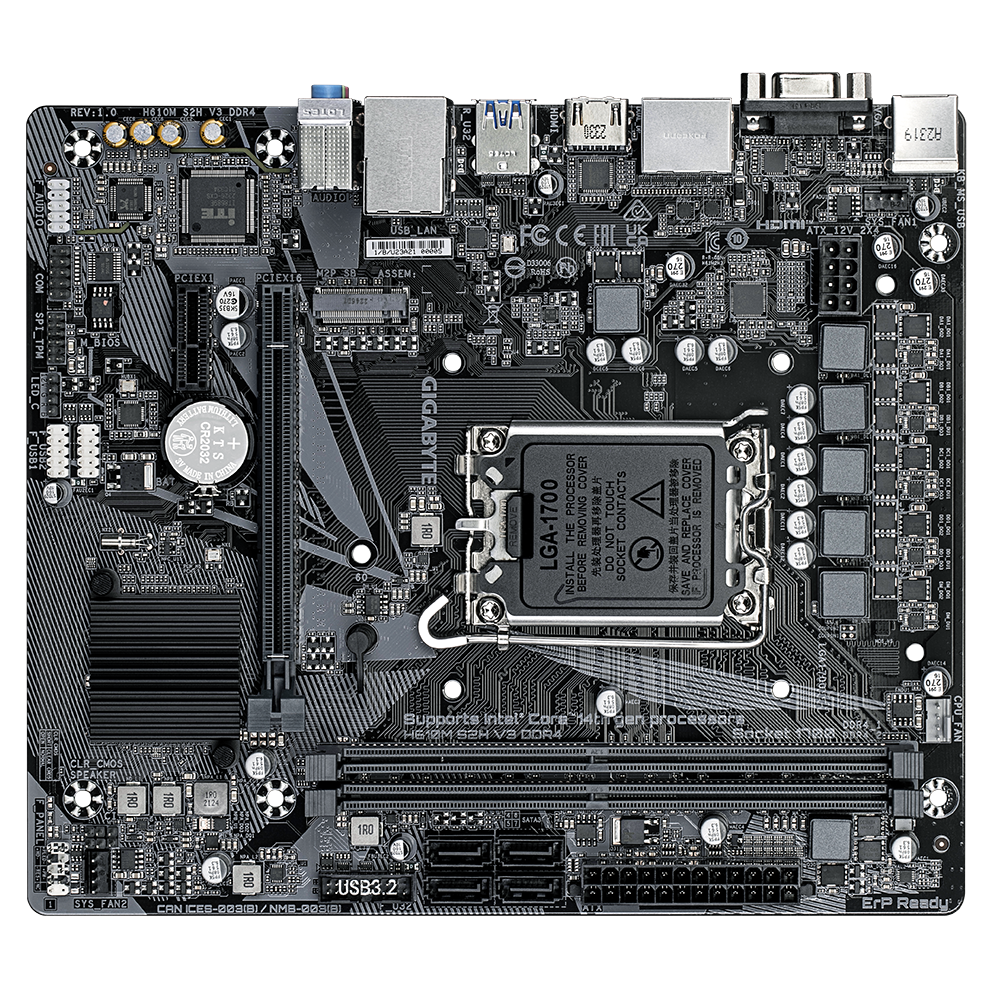 Gigabyte GA-H610M S2H DDR4 V3 (1700) (D)