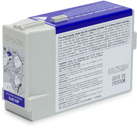 SJIC15P : 3-COLOR FOR TM-C3400 PIGMENT INK (MIN ORDER QTY: 10)