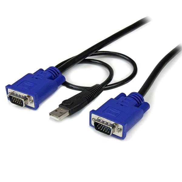 10FT USB 2-IN-1 KVM CABLE .