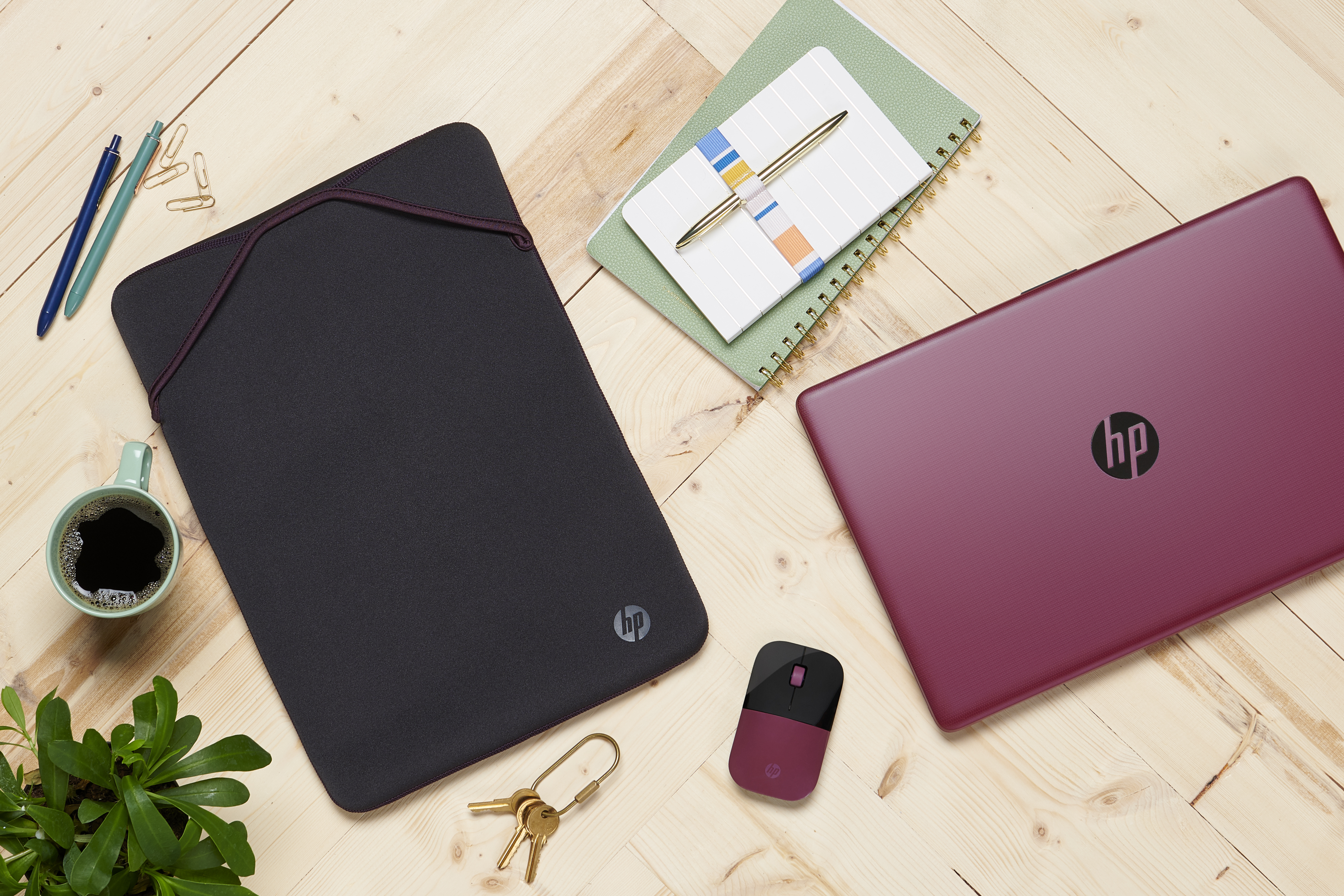 HP Protective Reversible 38,1cm 15Zoll Grey/Mauve Sleeve (P)