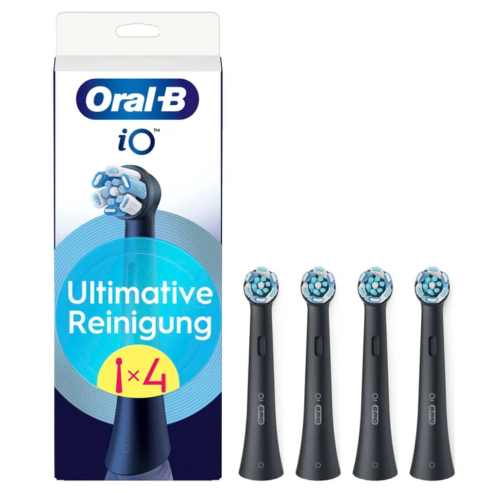 Braun Oral-B iO Ultimative Reinigung 4er, Black Aufsteckbürsten