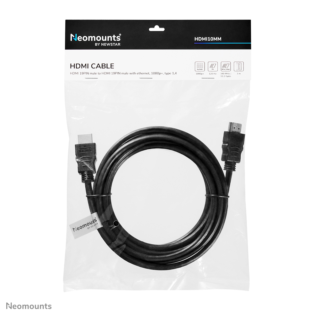 NEOMOUNTS HDMI 1.3 cable High speed HDMI 19 pins M-M 3 meter