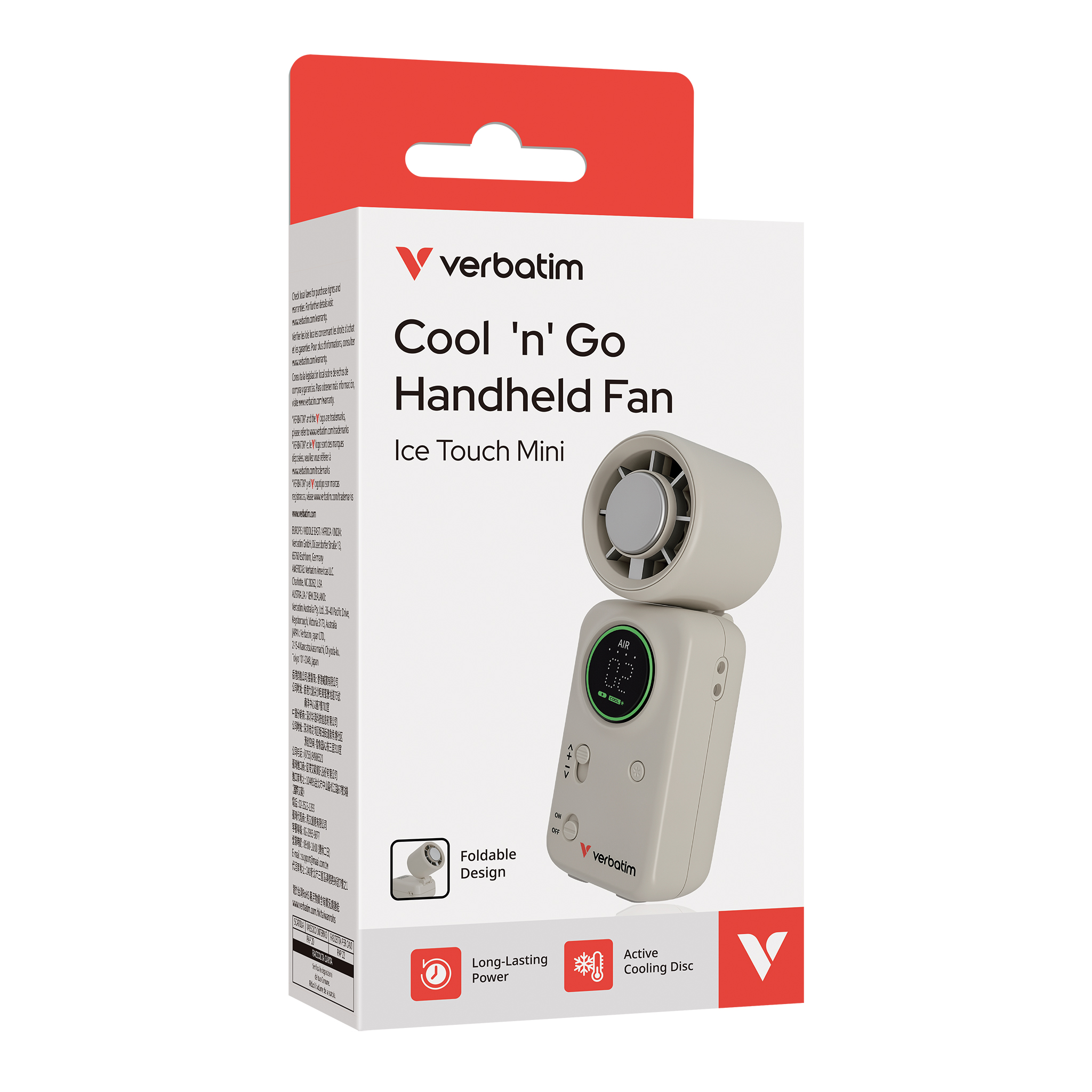 Cool ''n'' Go Ice Touch Mini, Ventilator