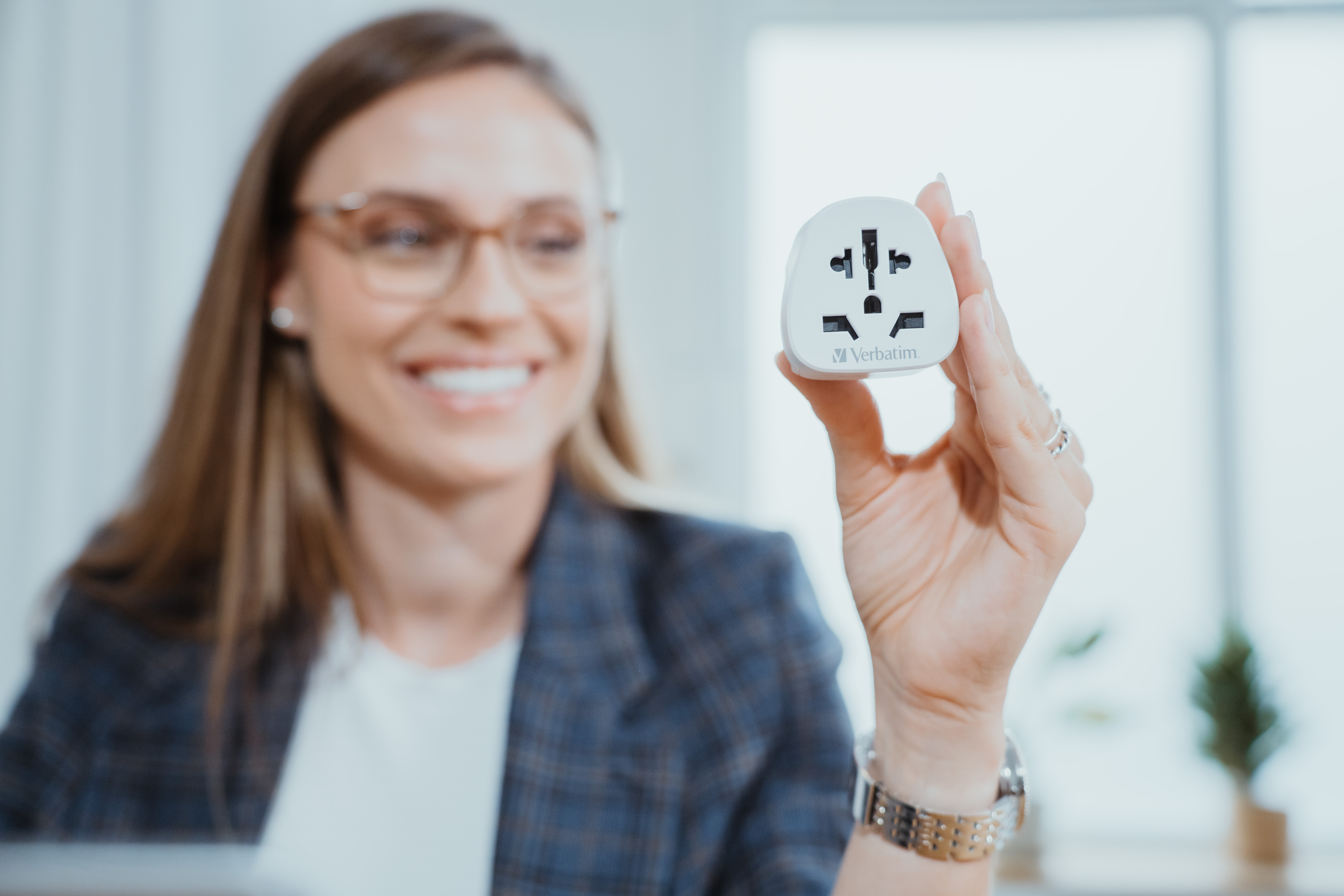 Verbatim World to Europe Travel Adapter Plug WTEU-02