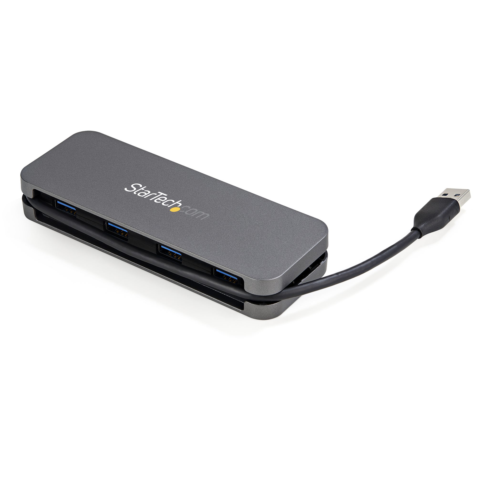 STARTECH.COM 4 Port USB 3.0 Hub 4x USB-A 5Gbps Laptop/Desktop USB Type-A Hub USB Bus Powered 11i Long Cable/Cable Management