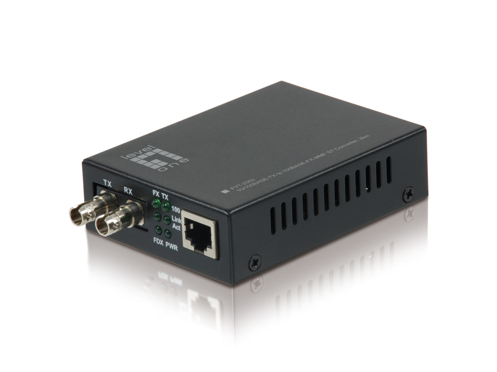 LevelOne Media Konverter RJ45->ST FE MM 1310nm 2km