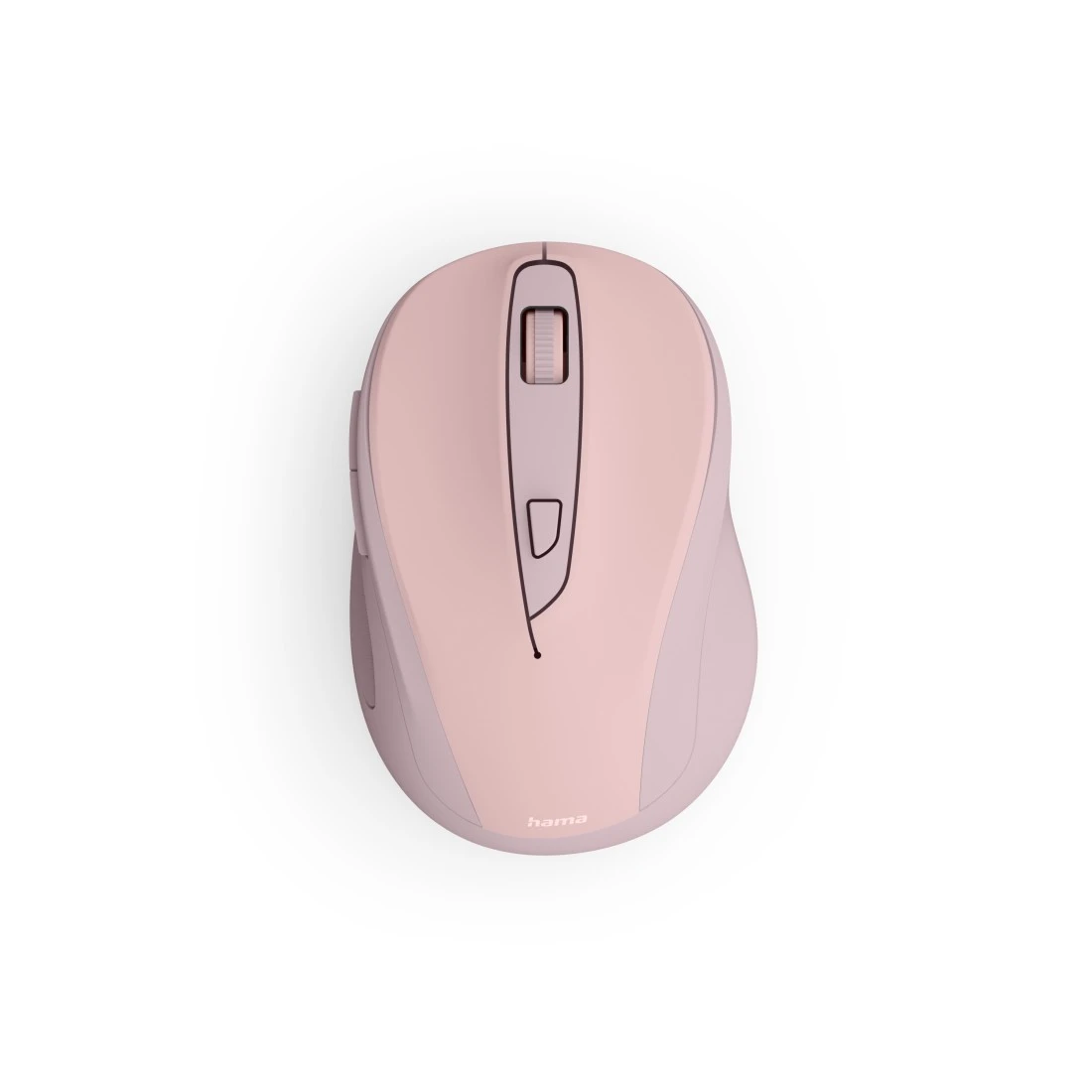 hama WM-400 Maus ergonomisch kabellos pink