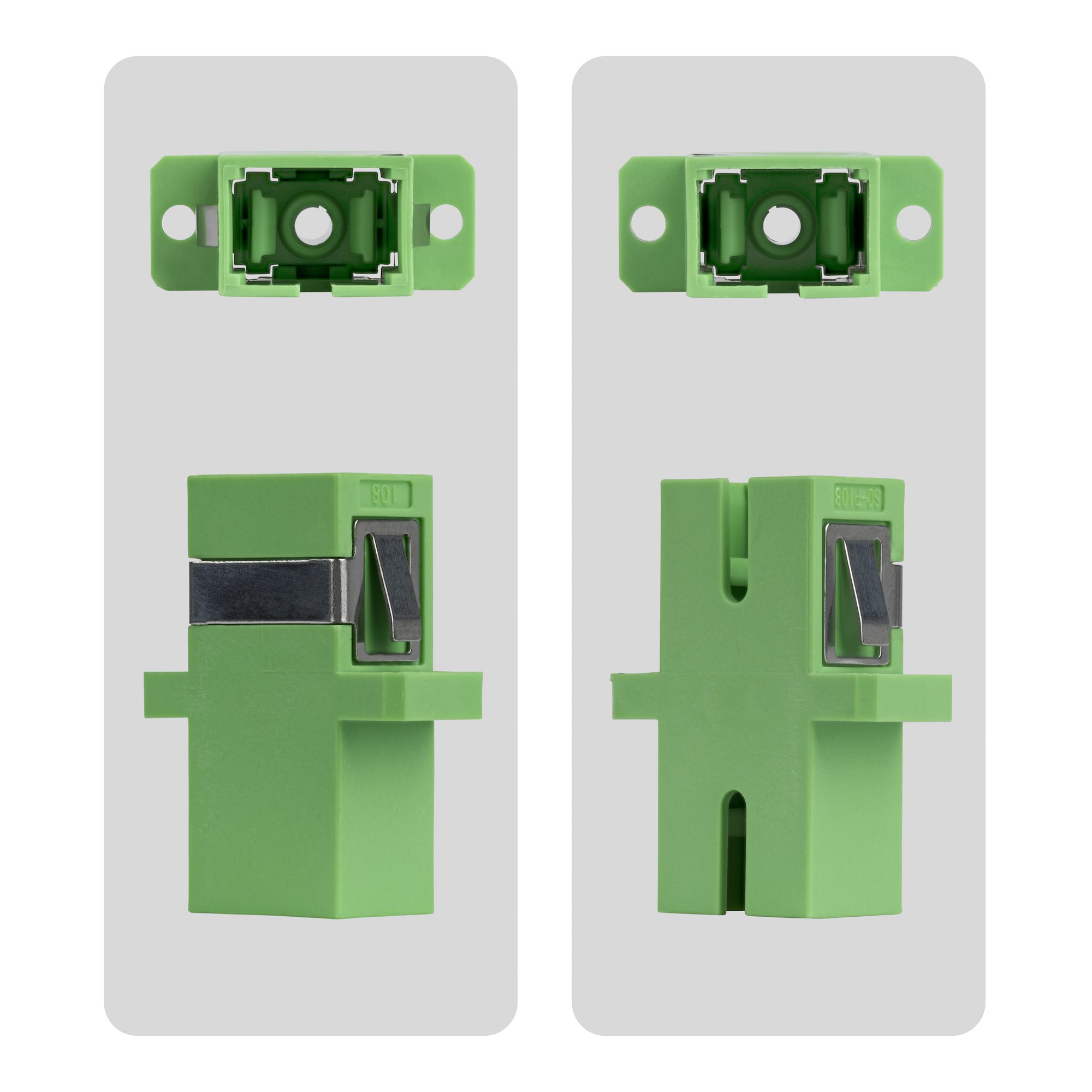 SC FIBER COUPLER 10 PACK OS2 .