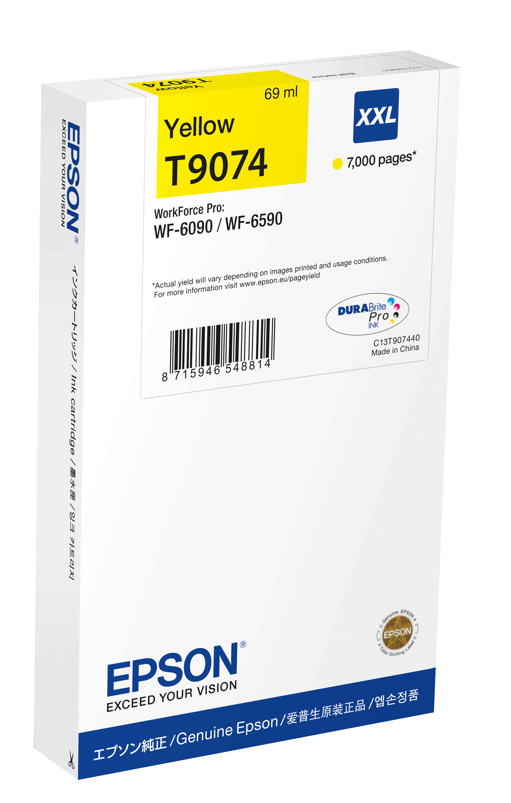 EPSON T9074XXL gelb Druckerpatrone