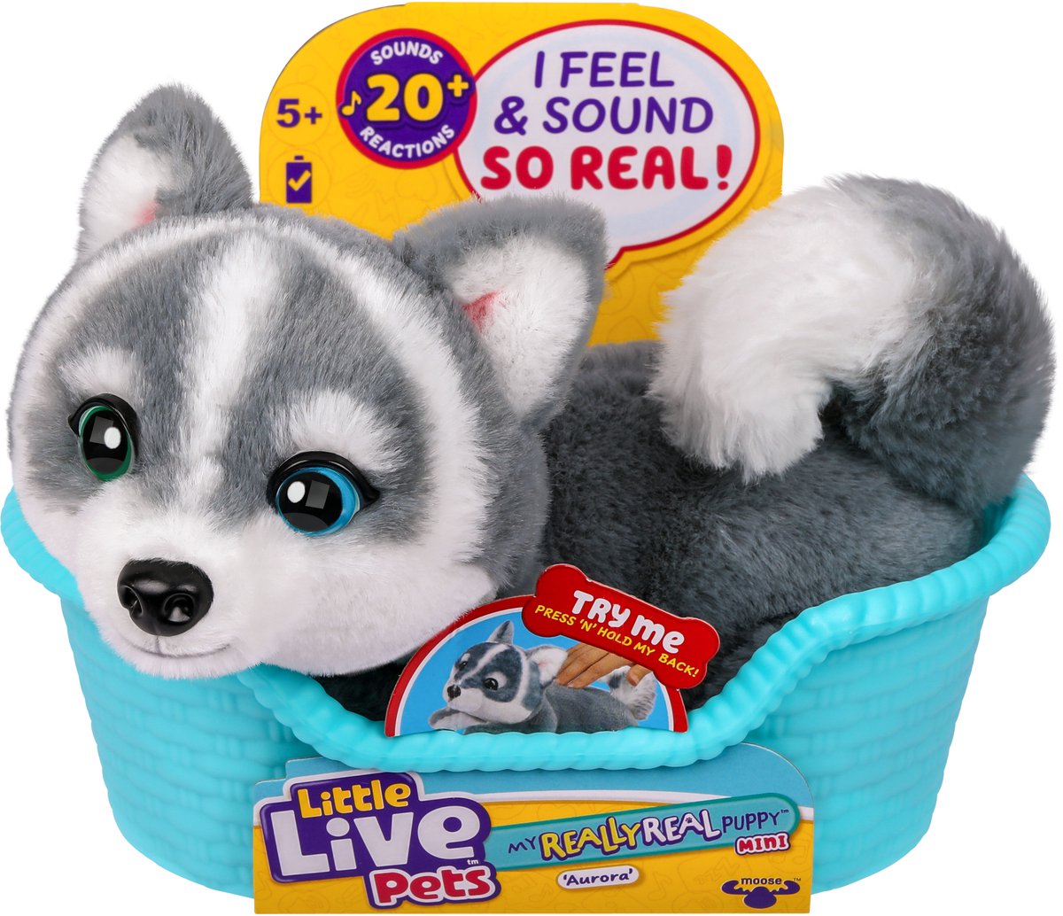 Little Live Pets My Really Real S2 Puppy Mini - Aurora, Kuscheltier