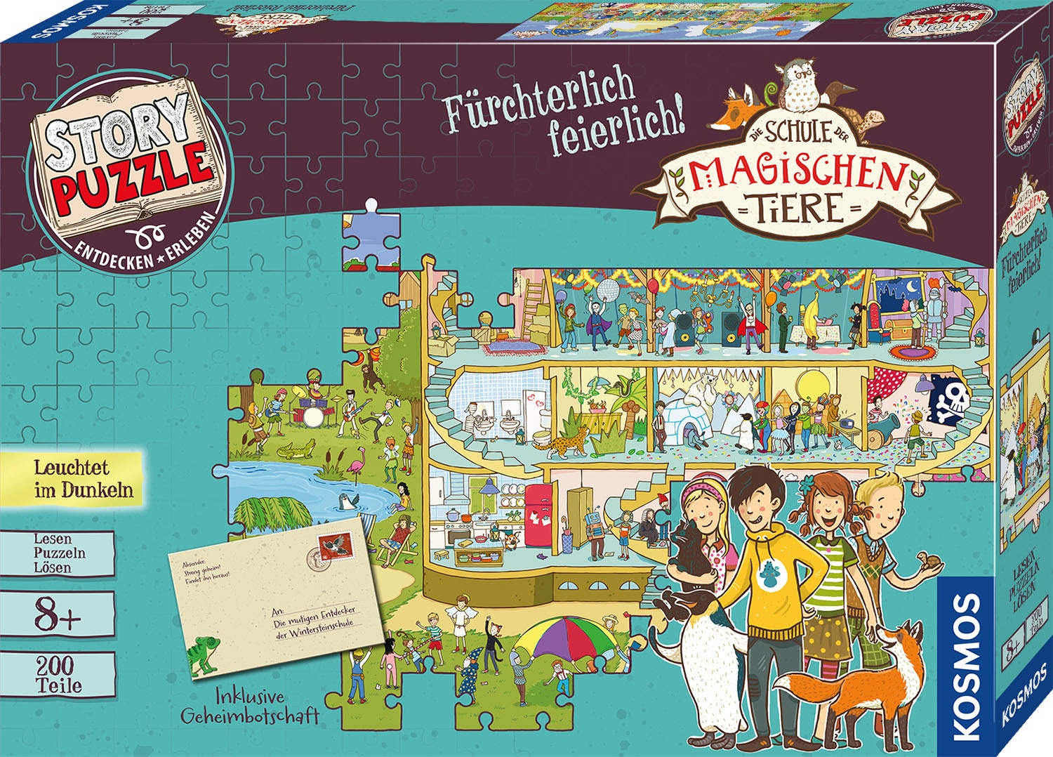 Story Puzzle: Die Schule der magischen Tiere - Fürchterlich feierlich!