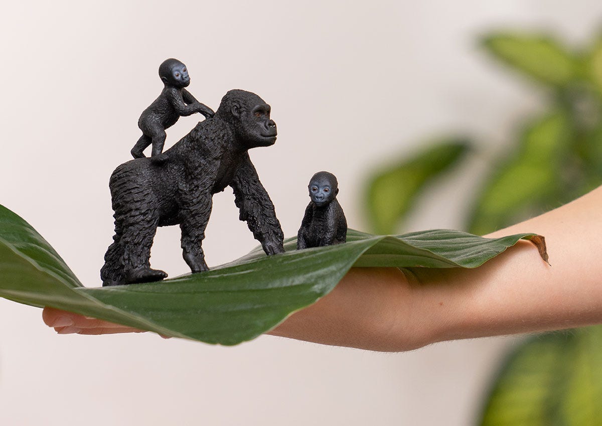 Wild Life Flachland Gorilla Familie, Spielfigur