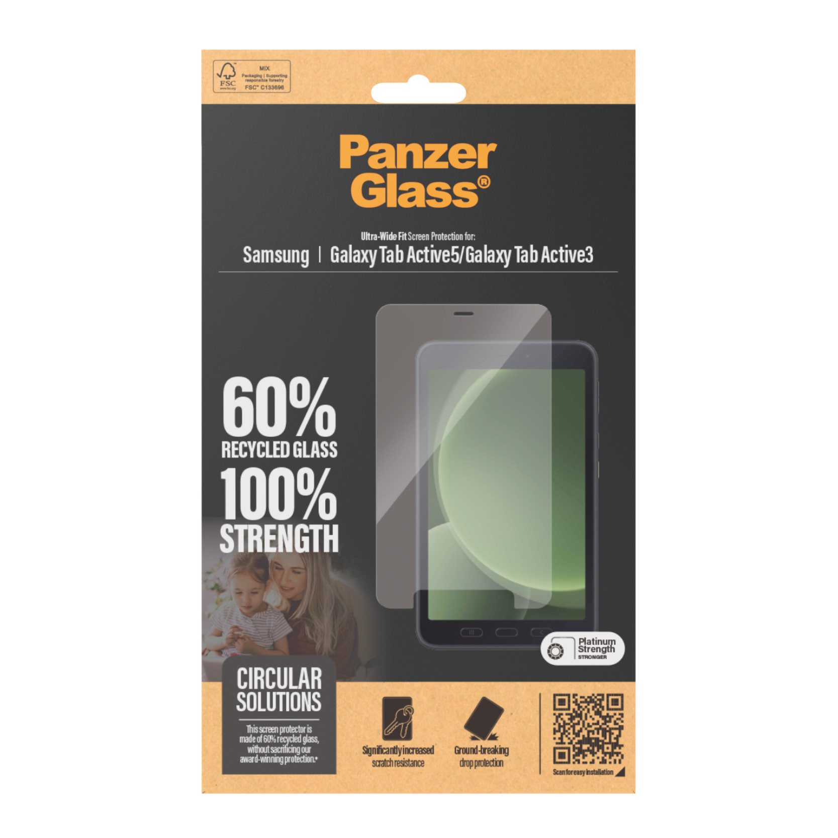 PANZERGLASS TAB ACTIVE 3 /ACTIVE 5 GLASS