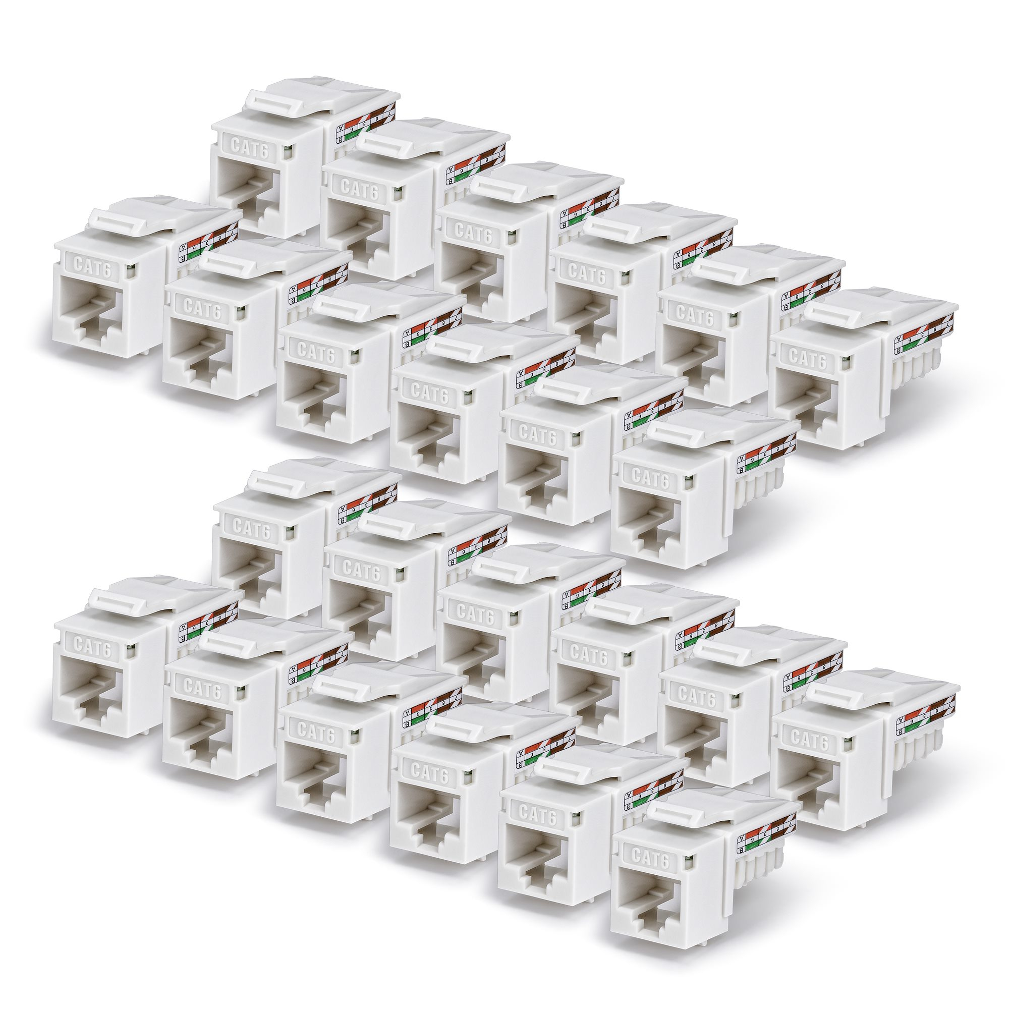 CAT6 KEYSTONE JACK 24-PACK .