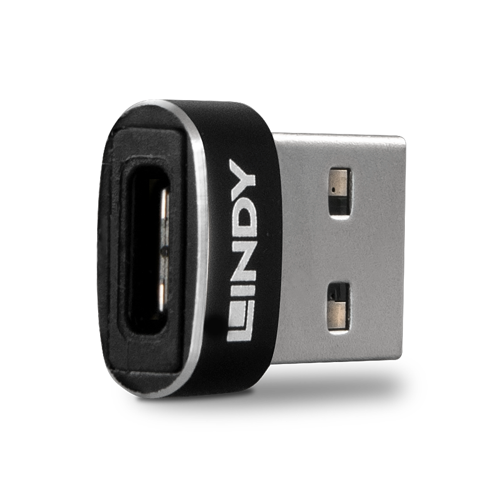 LINDY Adapter USB 2.0 an USB Typ C M/F