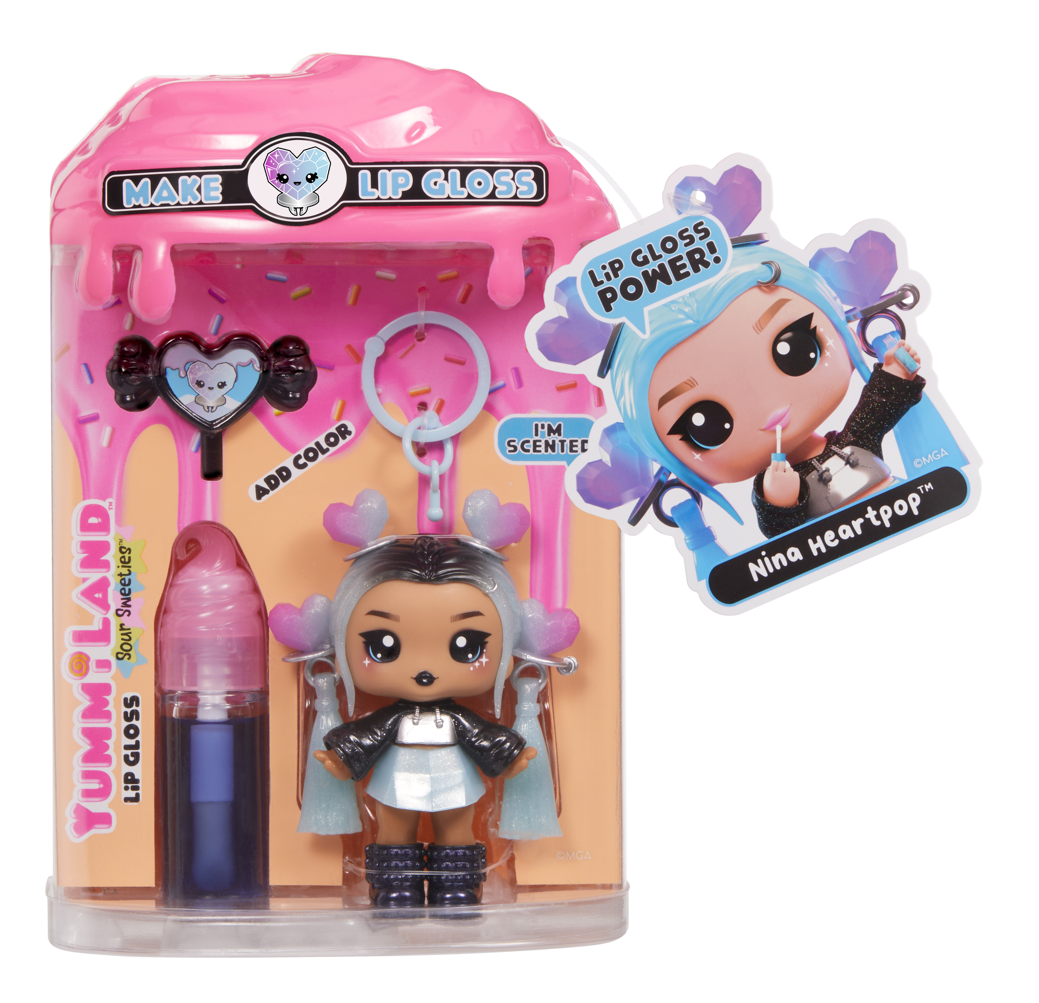 Yummiland Lip Gloss Doll Sour Sweeties - Nina Heartpop, Puppe