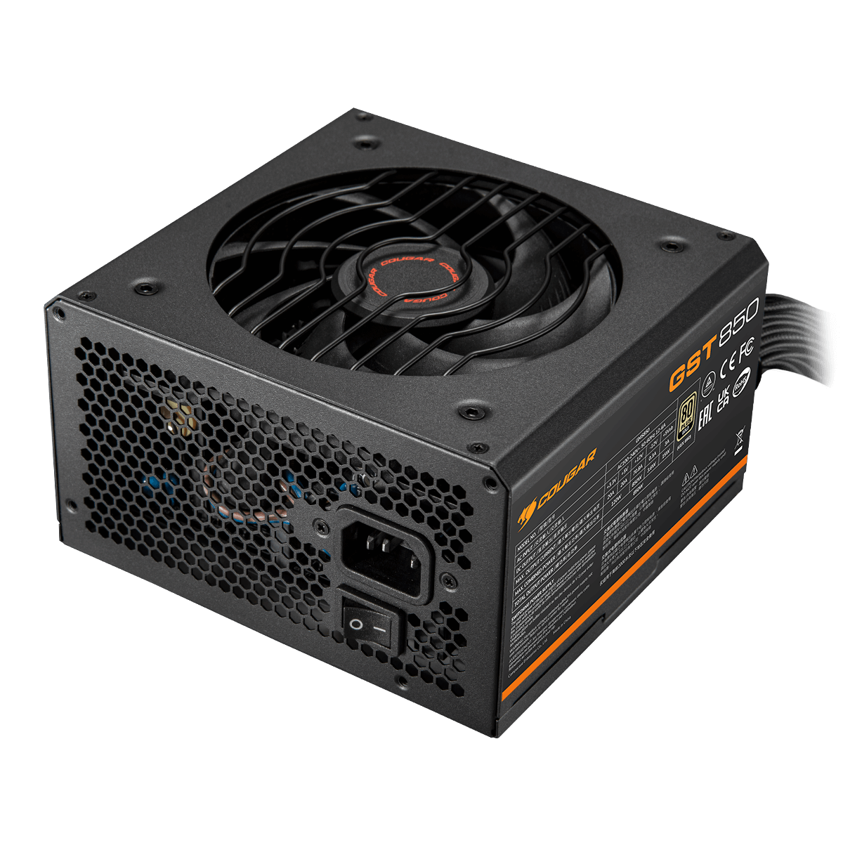 COUGAR Netzteil GST 850W ATX3.1 / 80 Plus Gold