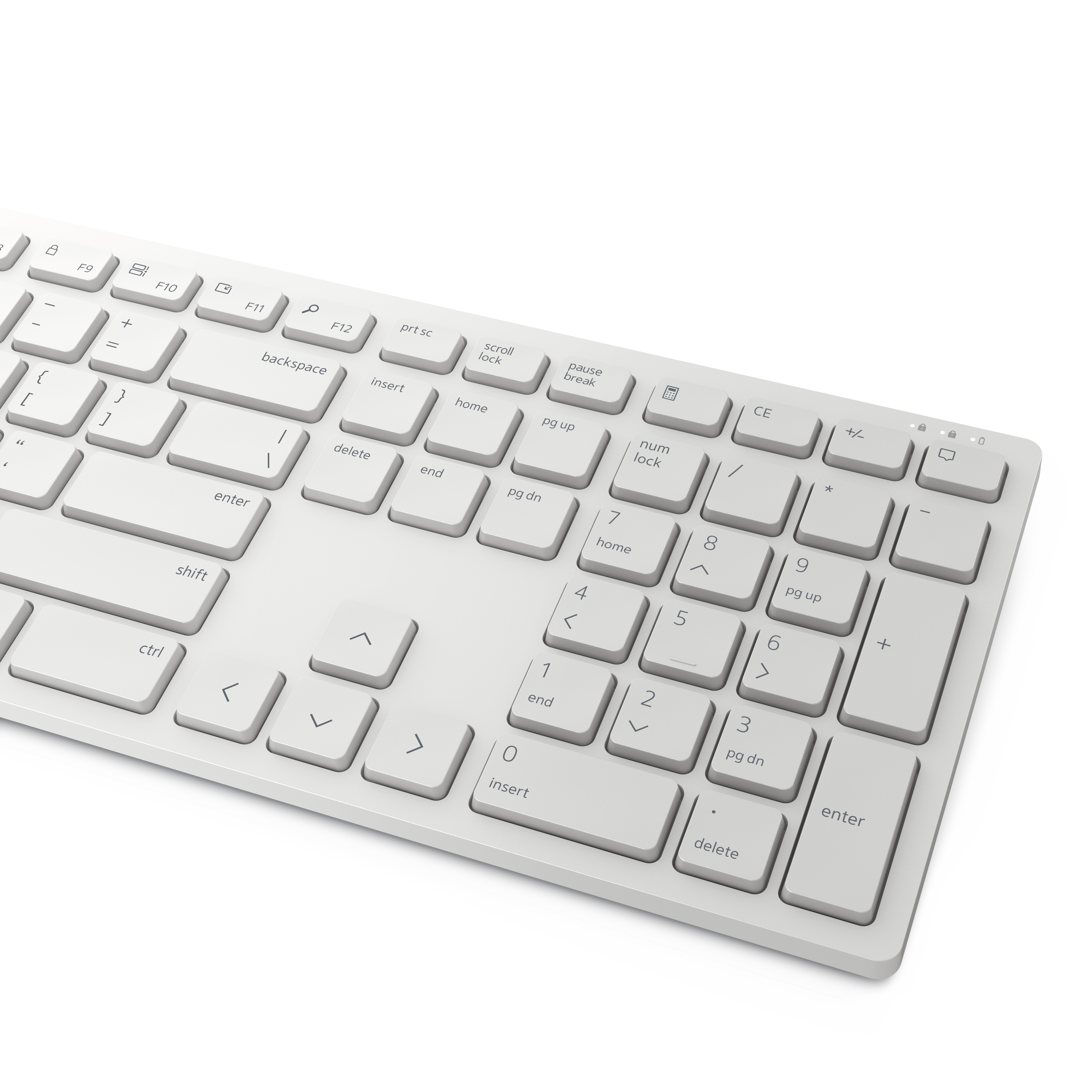 DELL Pro Wireless Keyboard and Mouse KM5221W German QWERTZ - White