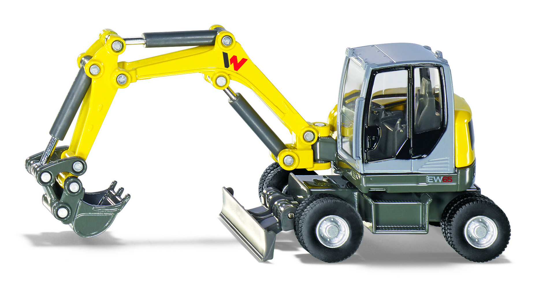 SUPER Wacker Neuson EW65 Mobilbagger, Modellfahrzeug