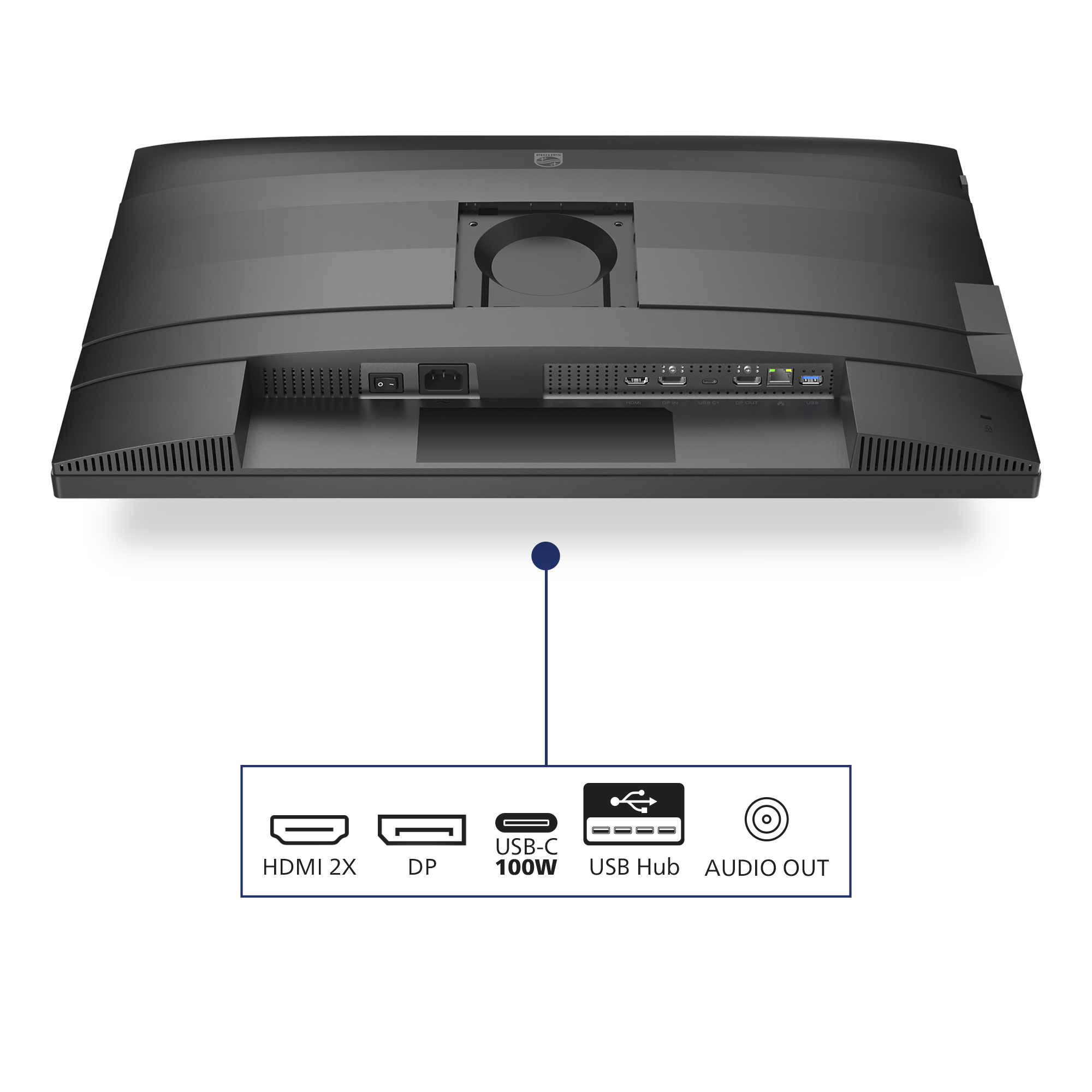 Philips 68,5cm (27,0) 27B2U4601 16:09 HDMI+DP+USB-C black