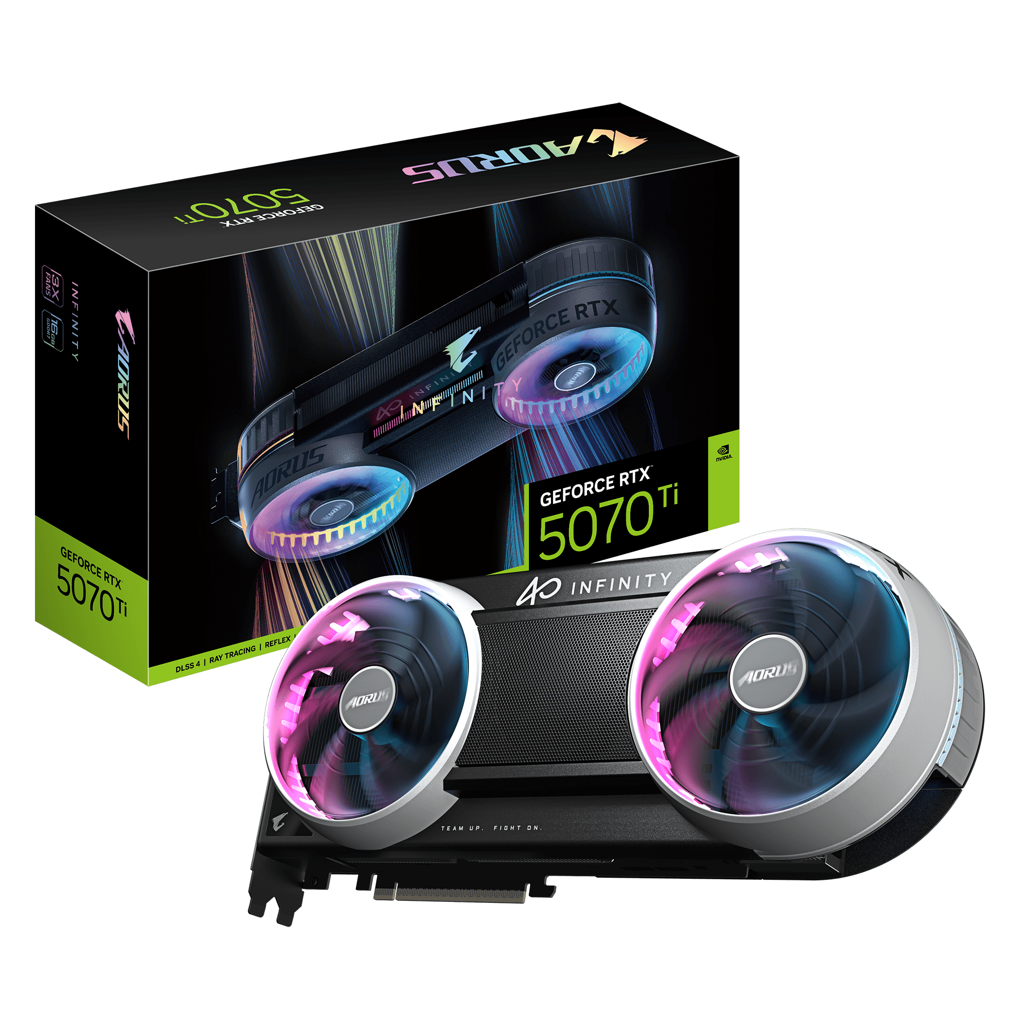 GIGABYTE AORUS GeForce RTX 5070 Ti INFINITY 16GB