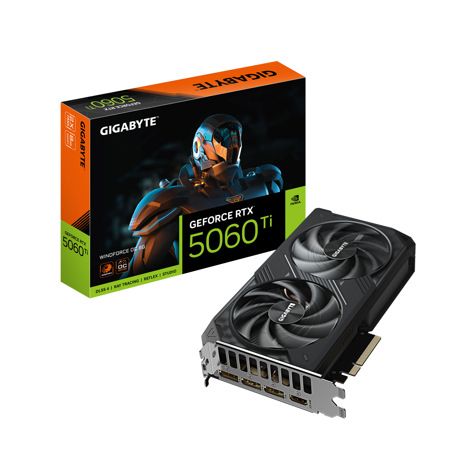GeForce RTX 5060 Ti WINDFORCE OC 8G, Grafikkarte