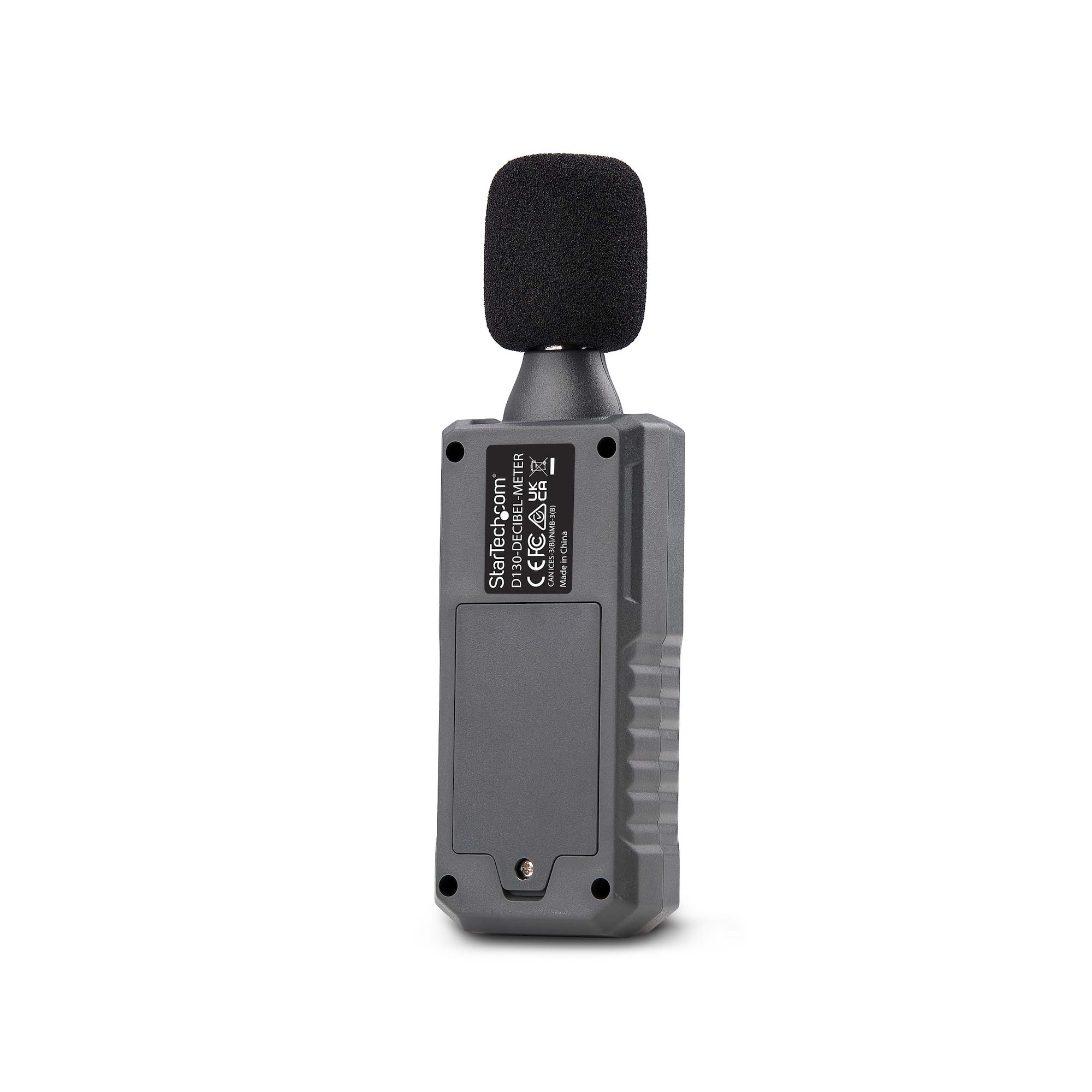 STARTECH.COM Digitales Schallpegelmessgerät mit grossem LCD Lärmgerät/Dezibel Messgerät fur Serverräume/Buros Dezibelmesser
