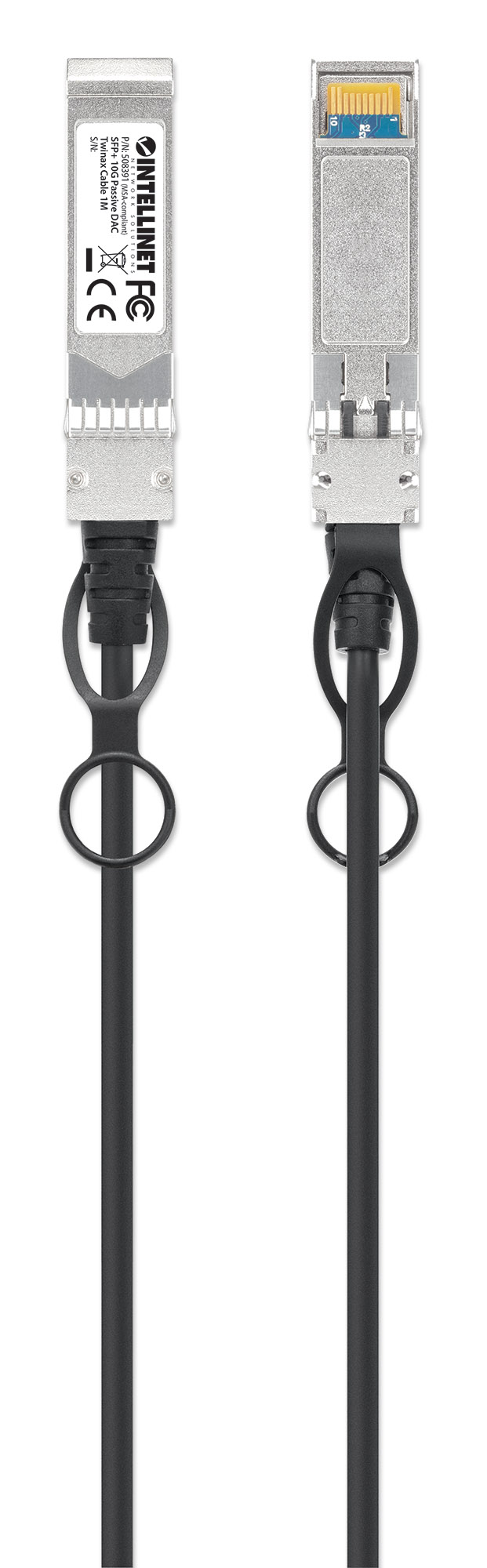 INTELLINET SFP+ 10G Passives DAC Twinax-Kabel 1,0m MSA-konf.