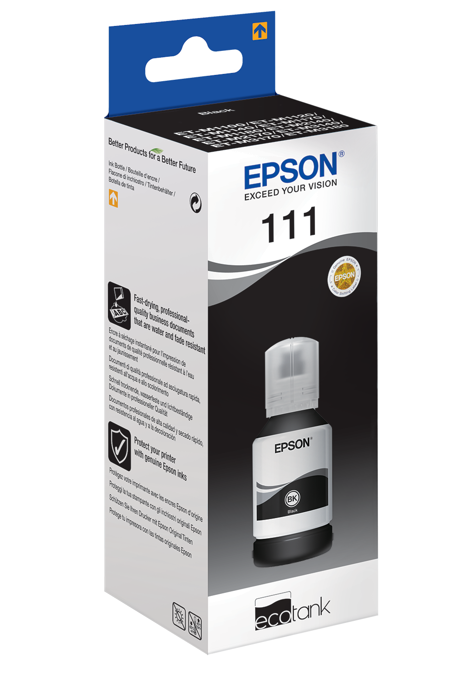 EPSON 111XL BK schwarz Tintenflasche