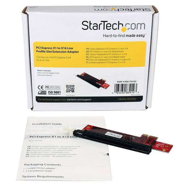 PCIE SLOT EXTENSION ADAPTER .