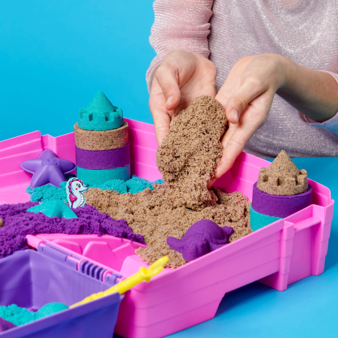 Kinetic Sand - Meerjungfrauen Koffer, Spielsand