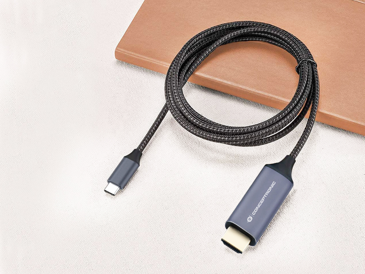 CONCEPTRONIC Adapter USB-C3.2->HDMI2.0 4K/60Hz 2.00m gr