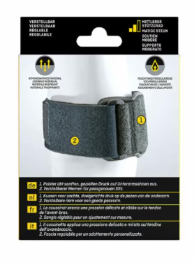 FUTURO™ Ellenbogenbandage Tennis, Sport 45975DABI schwarz 17,8-35,6 cm, 1 St.