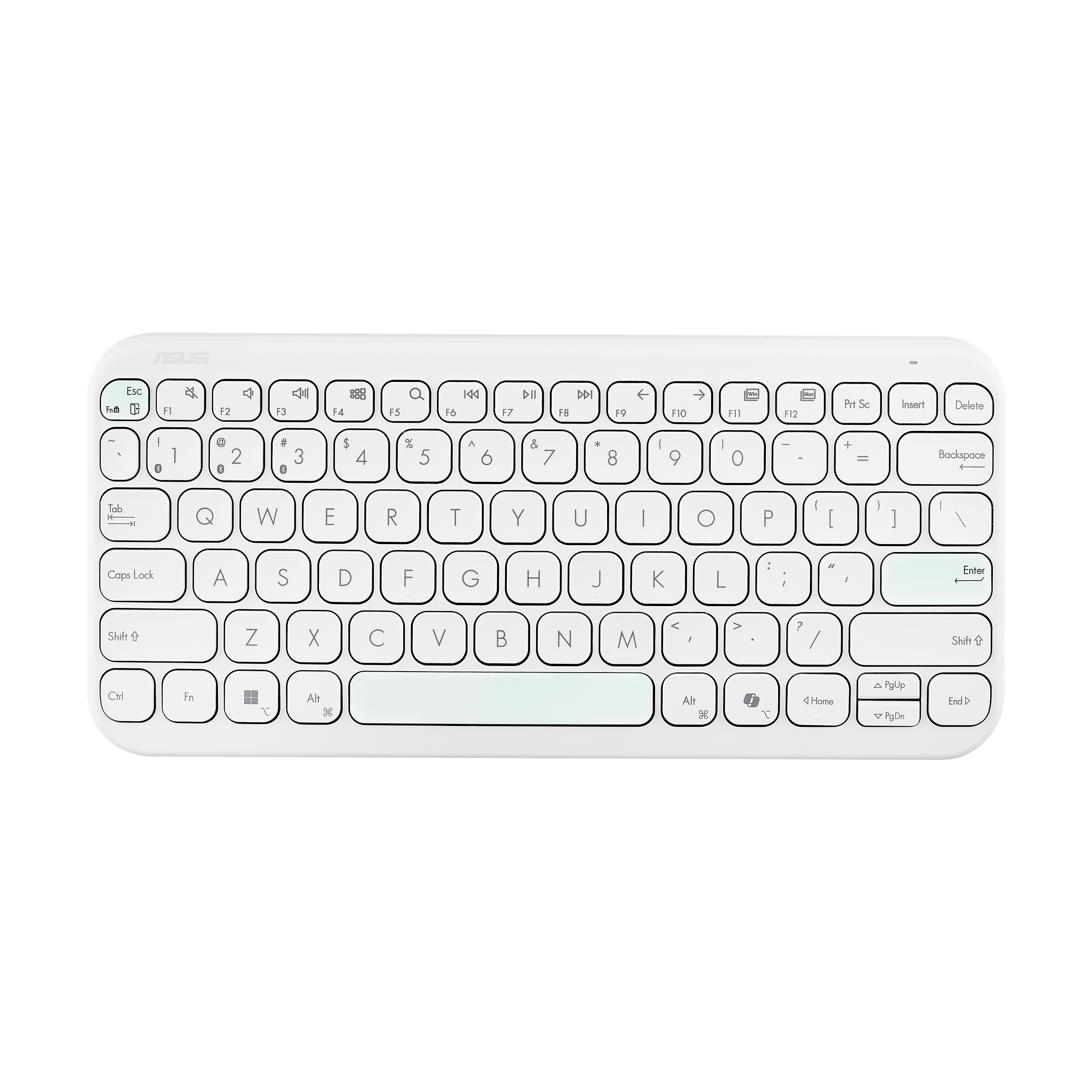 ASUS KW100 Marshmallow Tastatur weiß