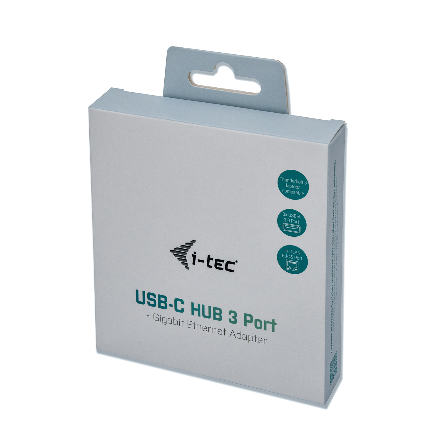 I-TEC USB-C 3-PORT HUB + GLAN 3X USB 3.0 SPACE GREY TB3 COMP.