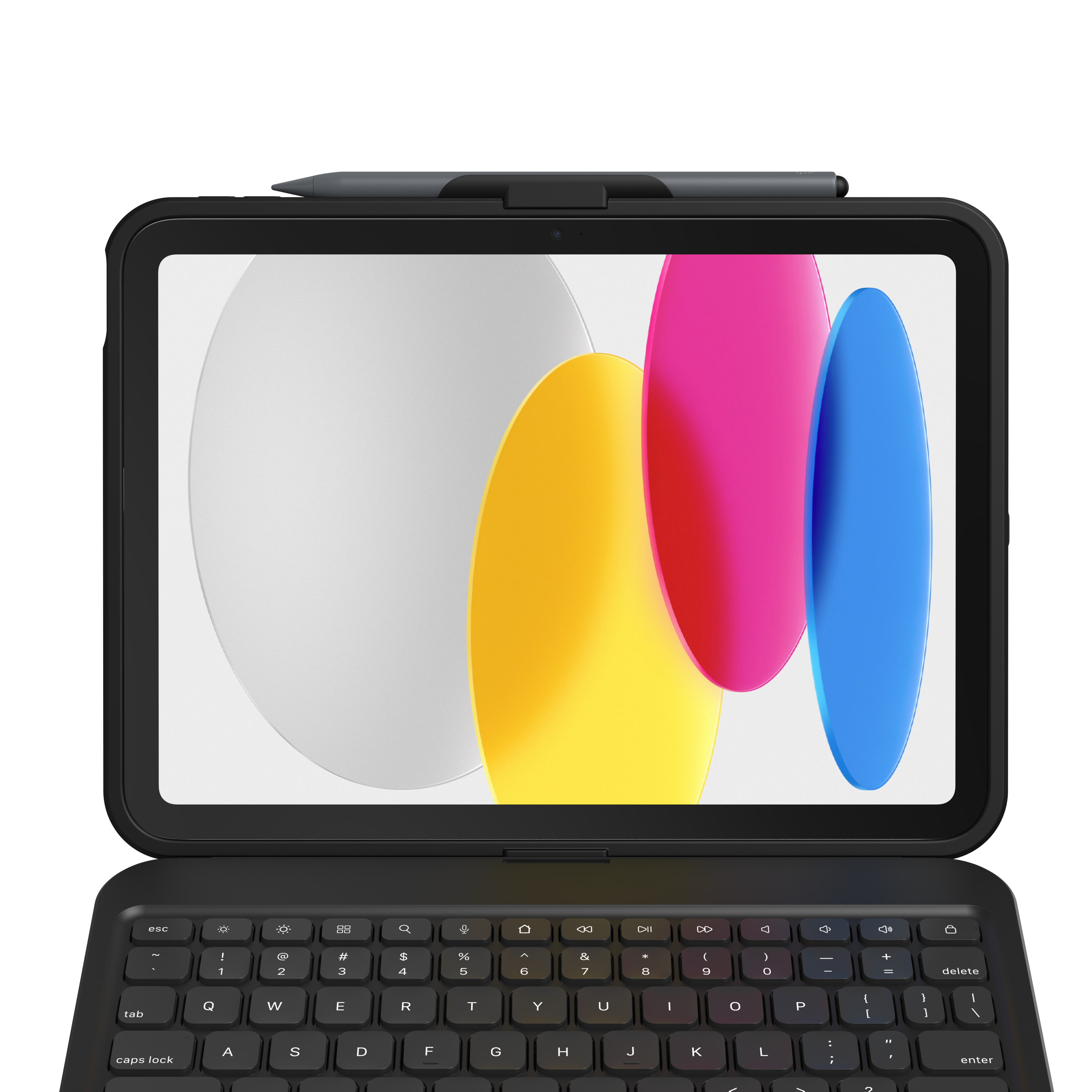 ZAGG-KB-TOUGH KEYS-APPLE-IPAD 10.9 10TH GEN/A16-BLACK-SWISS (B
