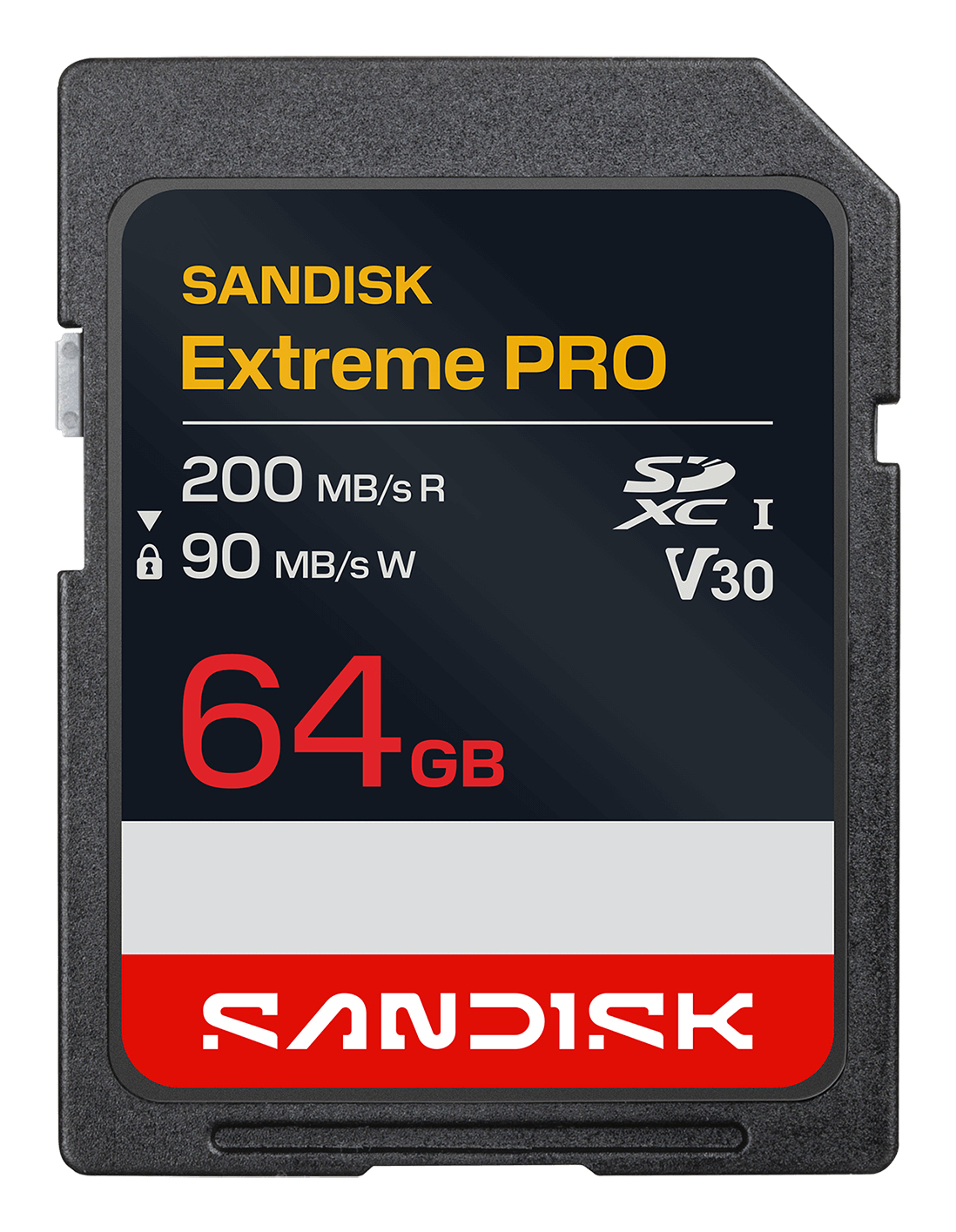 EXTREME PRO SD UHS-I 64GB SD 200MB/S(R) / 90MB/S(W)