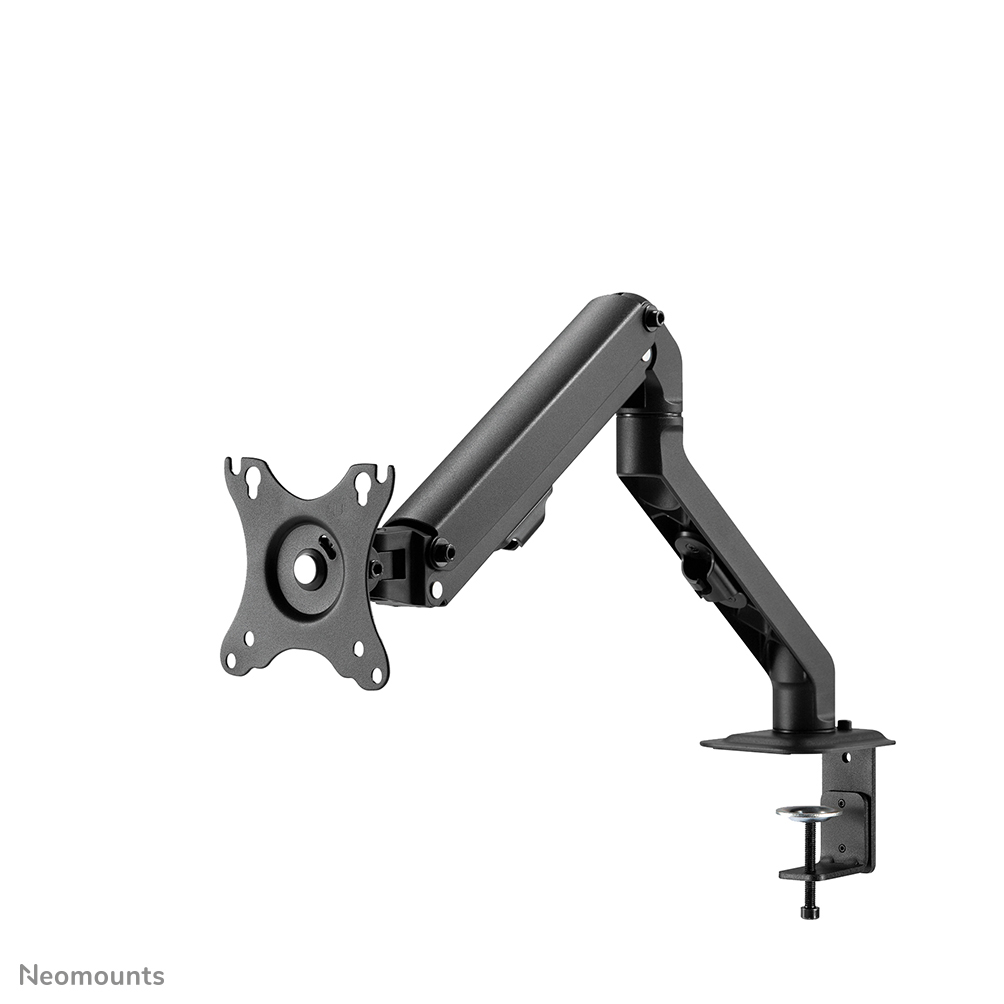 NEOMOUNTS DeskStand Arm Tischlagerung bis 58,6cm 27Zoll 2-7kg Durchführung/Klemme Gasfeder Volle Bewegung Pivot VESA100x