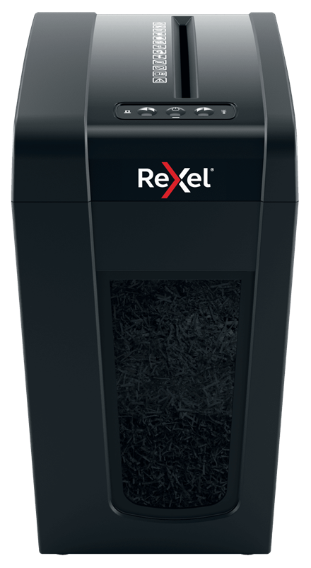 Rexel Secure X10-SL Aktenvernichter mit Partikelschnitt P-4, 4 x 40 mm, bis 10 Blatt, schwarz