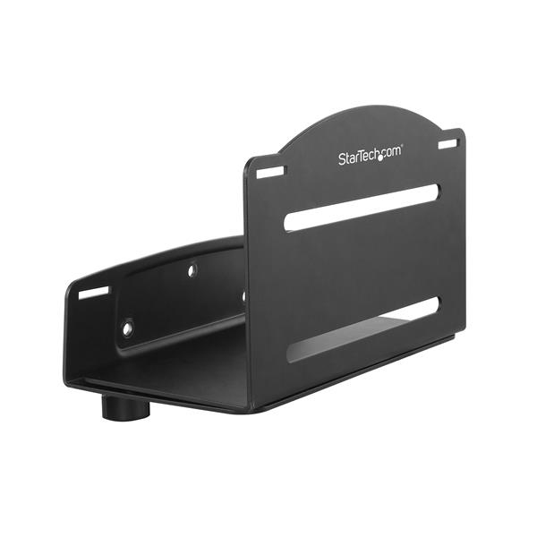 STARTECH.COM CPU Mount - Adjustable Width 4.8in to 8.3in - Metal - Computer Wall Mount - PC Wall Mount - Computer Mounting Bracket